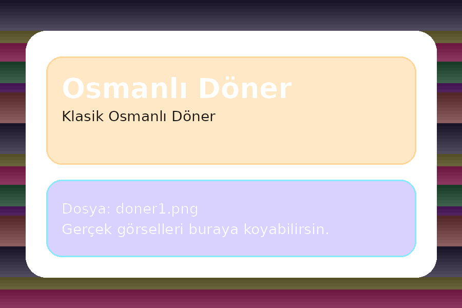 Klasik Osmanlı Döner